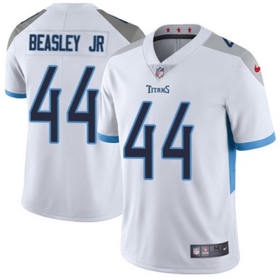 Nike Tennessee Titans #44 Vic Beasley Jr White Men's Stitched NFL Vapor Untouchable Limited Jersey Men's